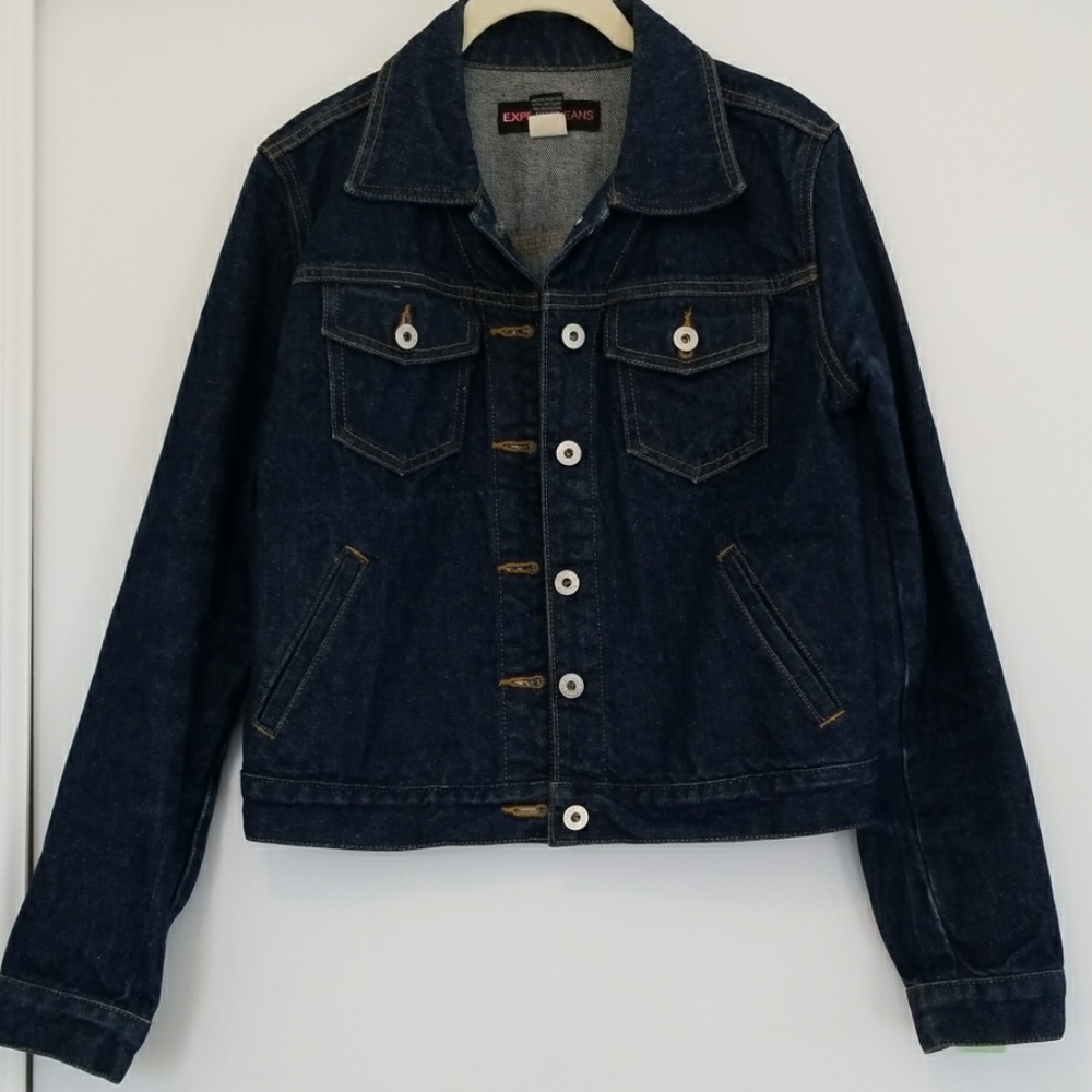 EXPRESS DENIM TRUCKER JACKET - Picture 4 of 6